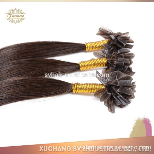 top quality I TIP human hair with long rope peruvian 6A Grade high quality nano ring hair extensions long lasting hair